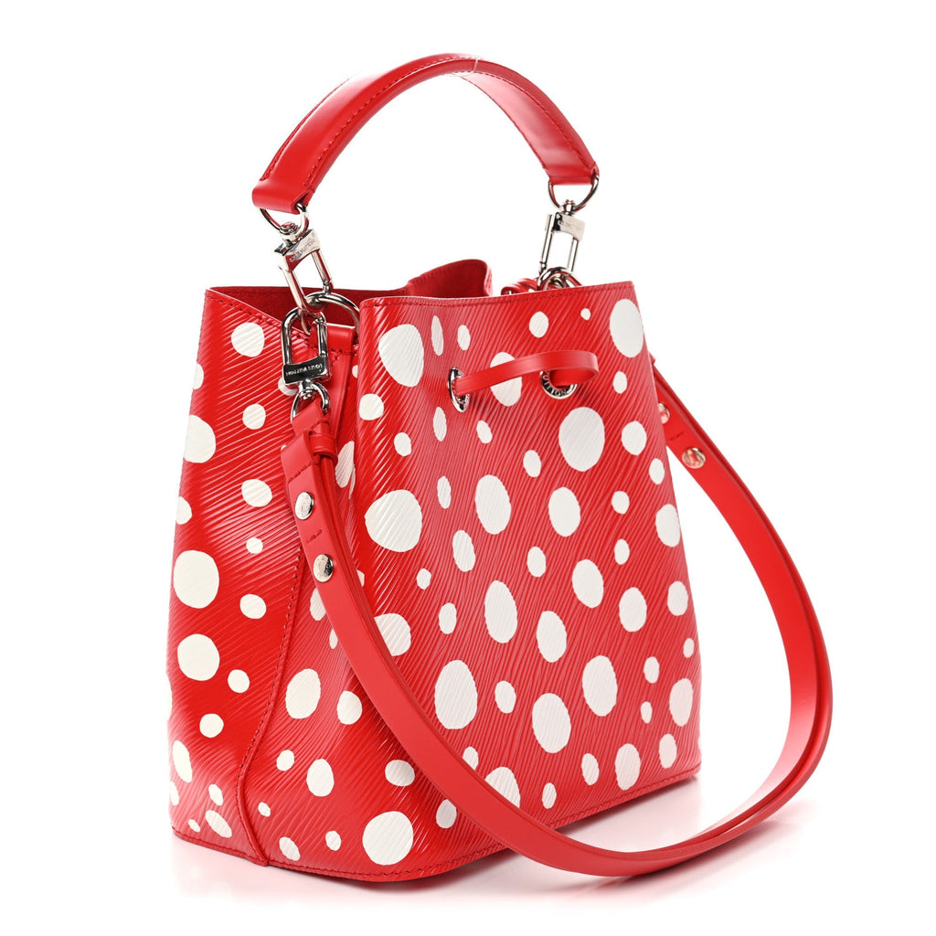 Louis Vuitton LV X YK Epi Neonoe BB Rouge White
