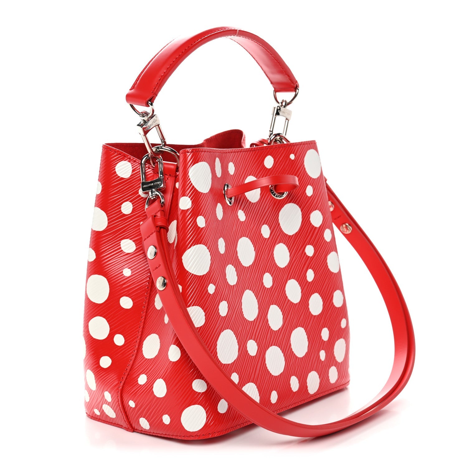 Louis Vuitton LV X YK Epi Neonoe BB Rouge White