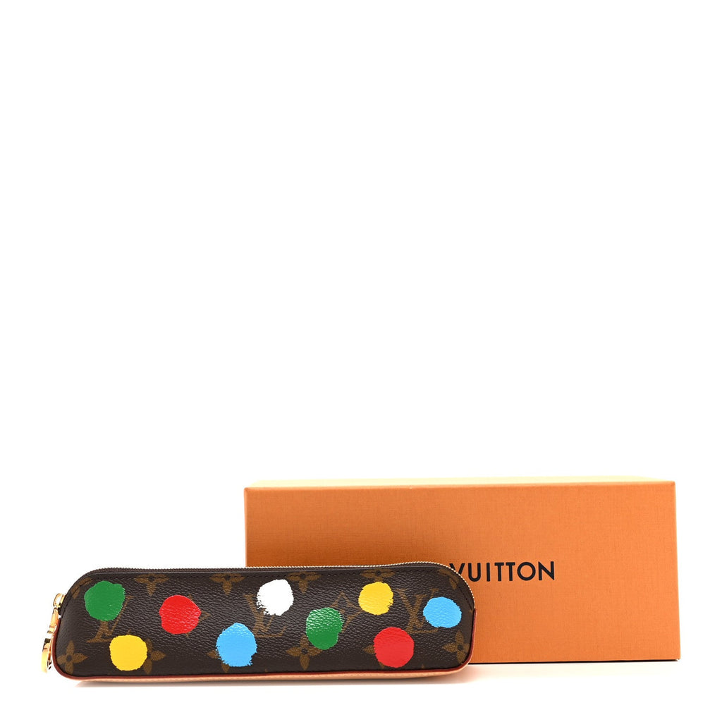Louis Vuitton X YK Monogram Dots Elizabeth Pencil Pouch Multicolor