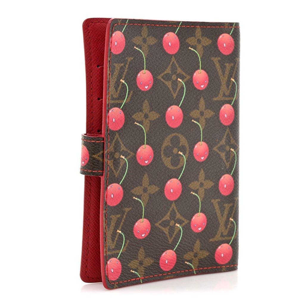 Louis Vuitton Monogram Cerises Small Ring Agenda Cover