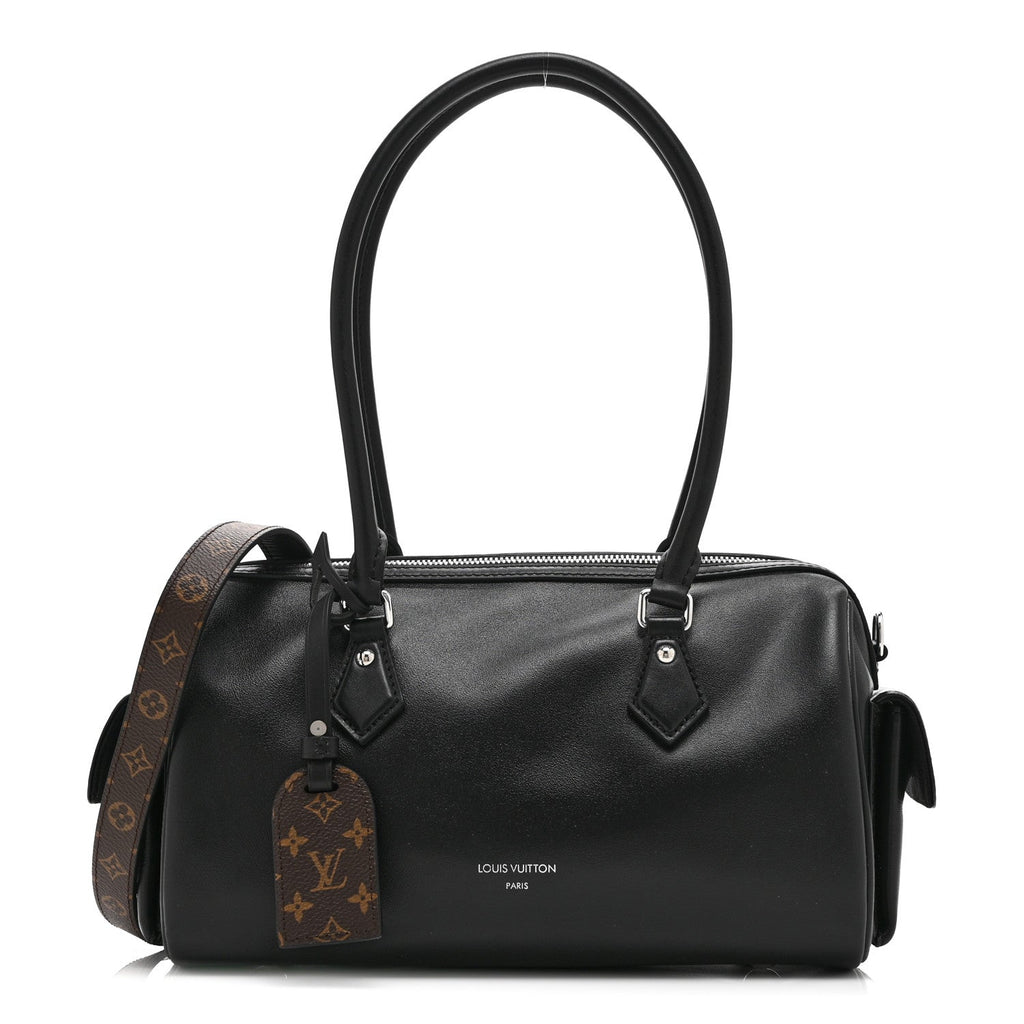 Louis Vuitton Lambskin Speedy Cargo Vibe 30 Black
