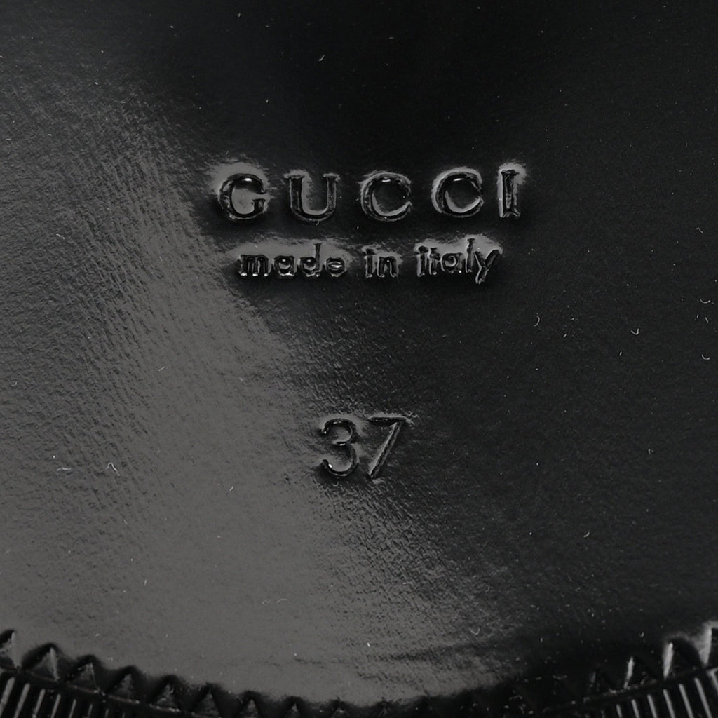 Gucci Calfskin Slim Horsebit Over The Knee High Boots 37 Black