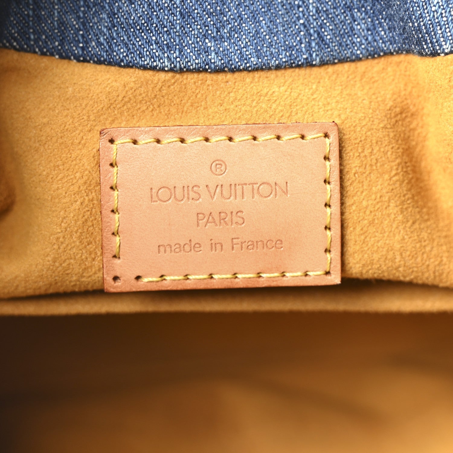 Louis Vuitton Monogram Denim Pleaty Blue
