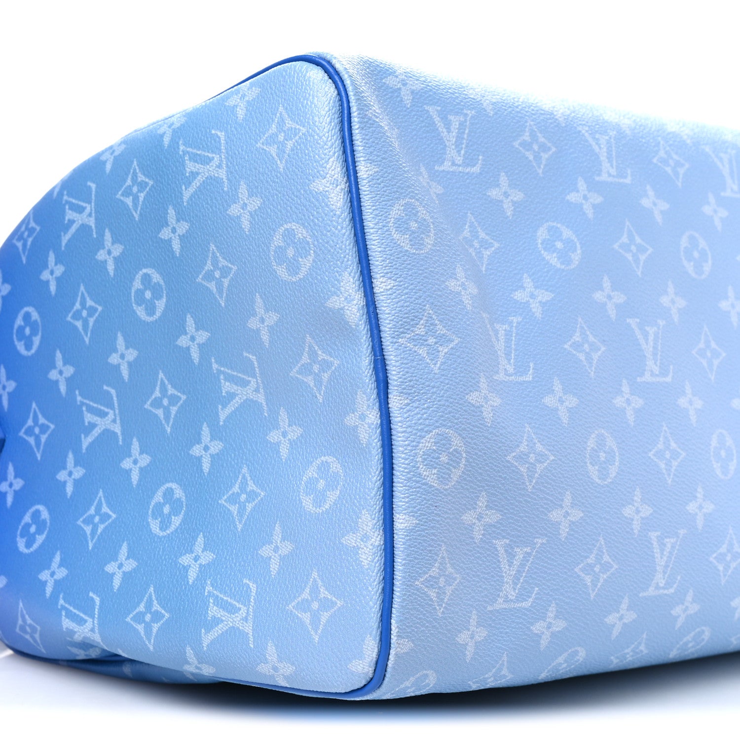 Louis Vuitton Monogram Clouds Keepall Bandouliere 50 Blue