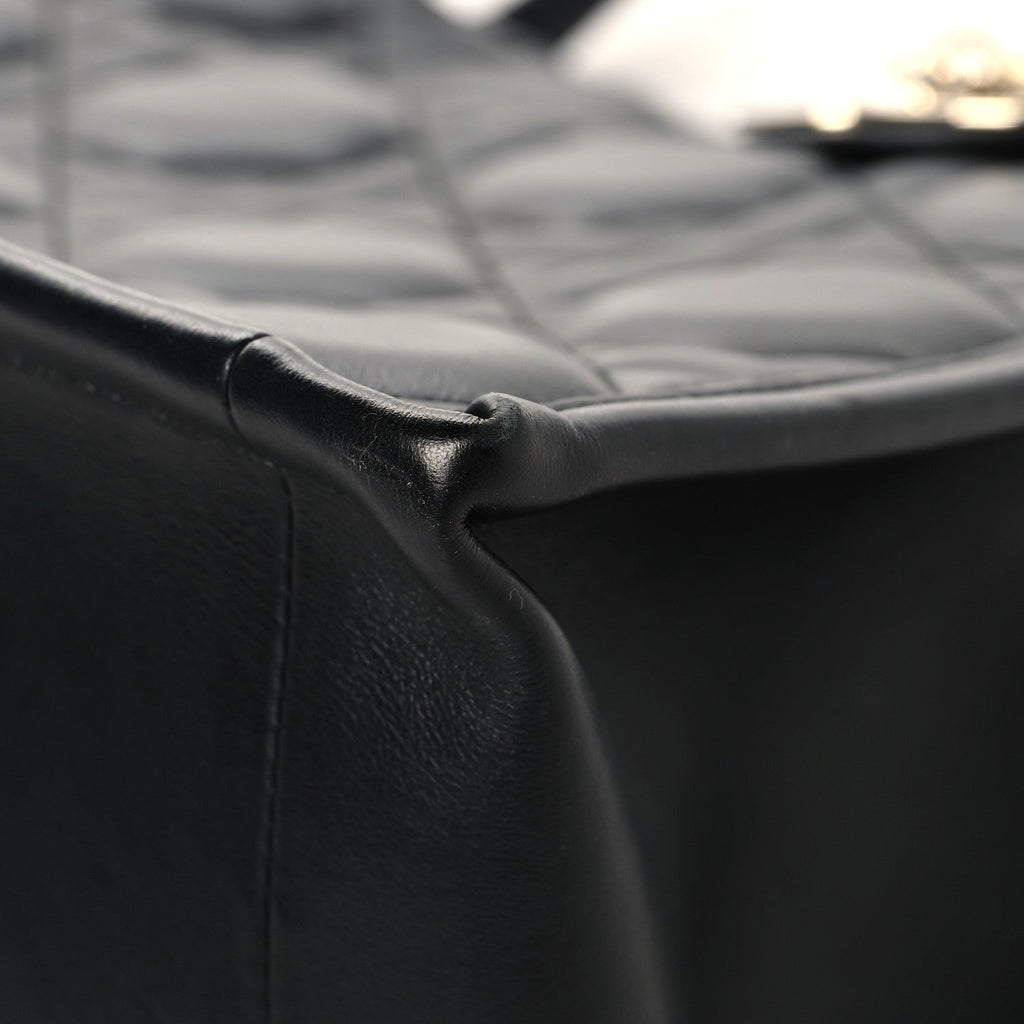 Christian Dior Calfskin Macro Cannage Medium Book Tote Black