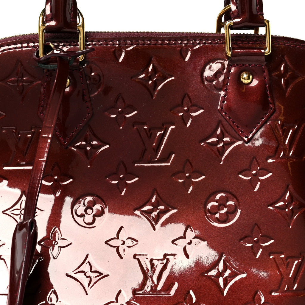 Louis Vuitton Vernis Alma PM Rouge Fauviste
