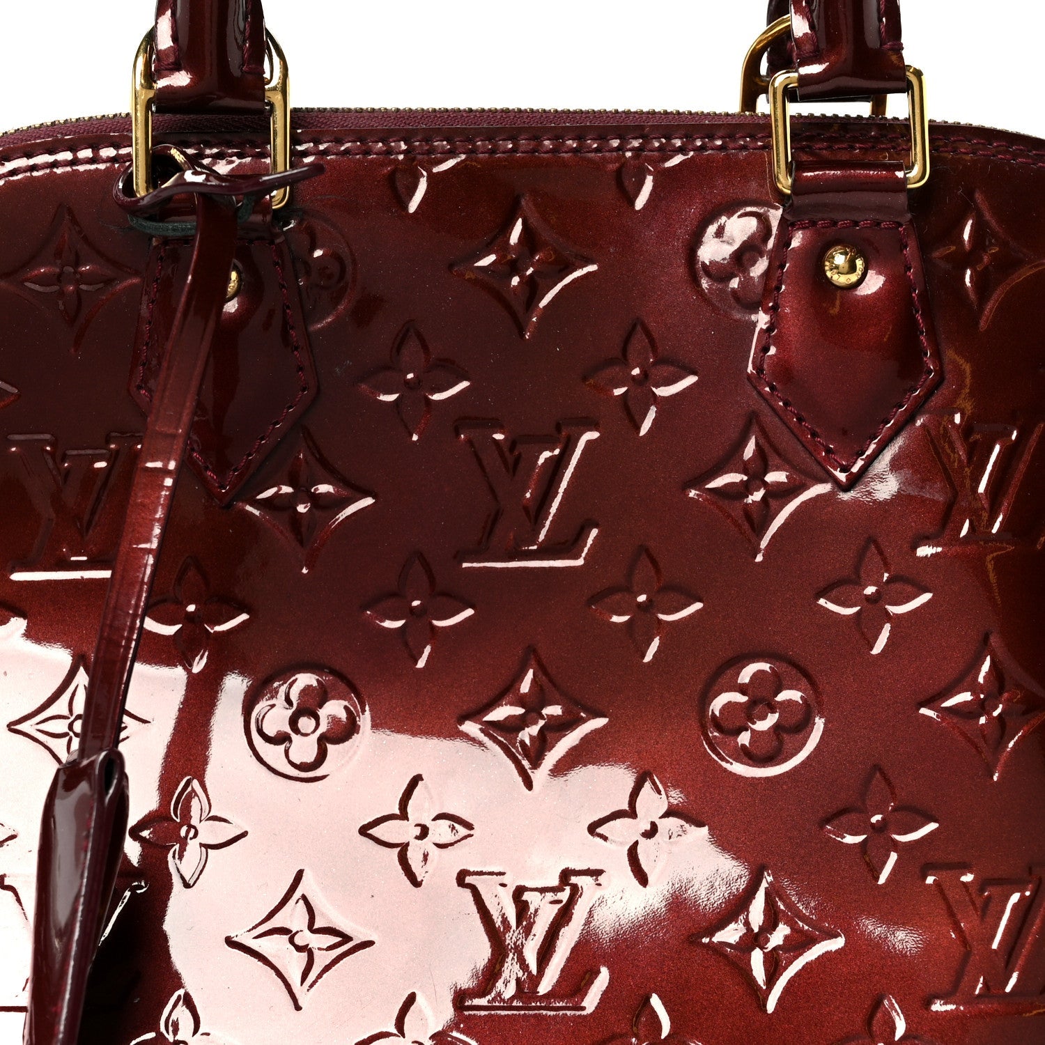 Louis Vuitton Vernis Alma PM Rouge Fauviste