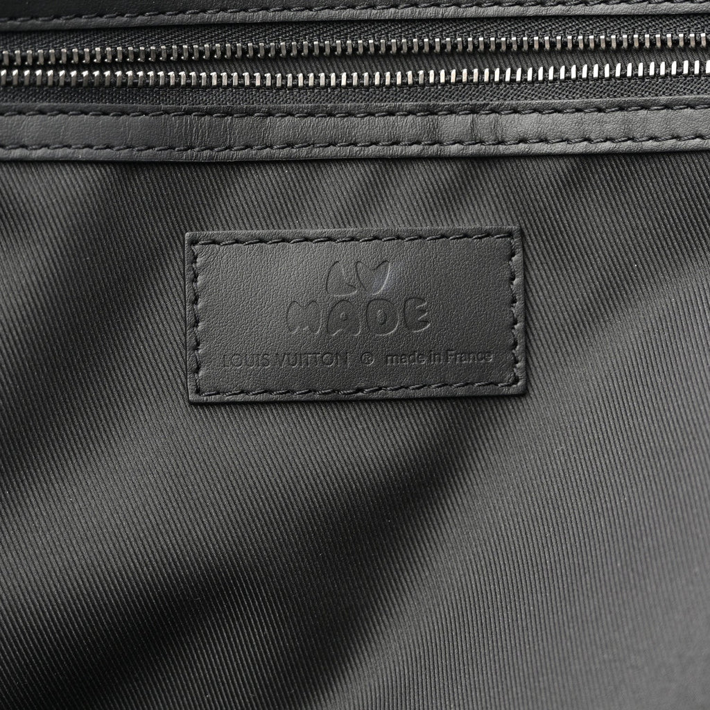 Louis Vuitton X NIGO Monogram Eclipse Stripes LV Keepall Bandouliere 50