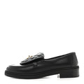 Lambskin Quilted CC Turnlock Loafers 37.5 Black