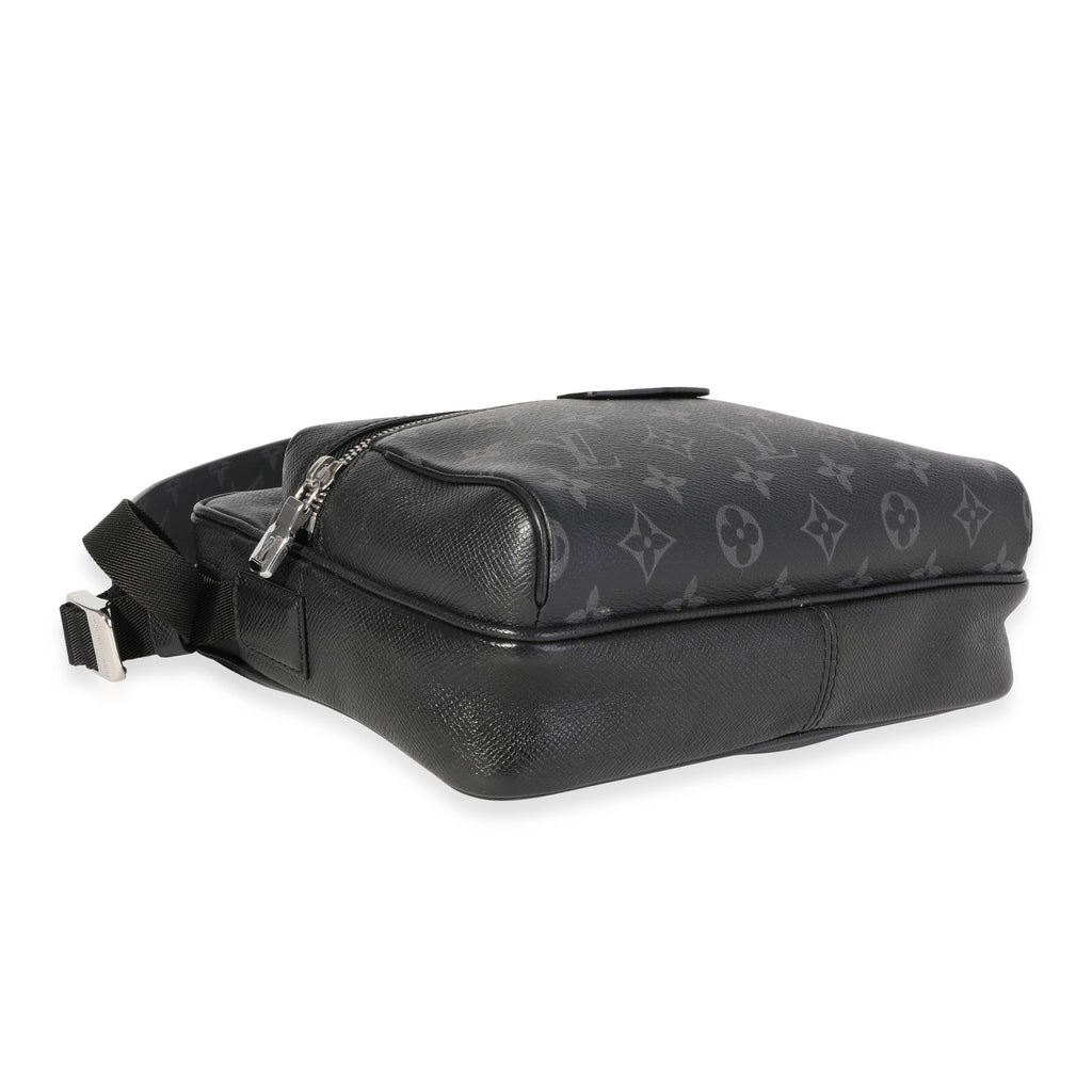 Louis Vuitton Black Taigarama & Monogram Eclipse Canvas Outdoor Messenger