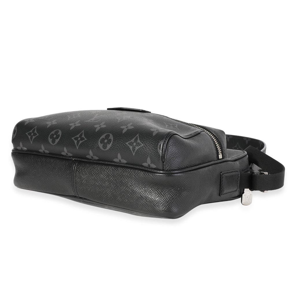 Louis Vuitton Black Taigarama & Monogram Eclipse Canvas Outdoor Messenger