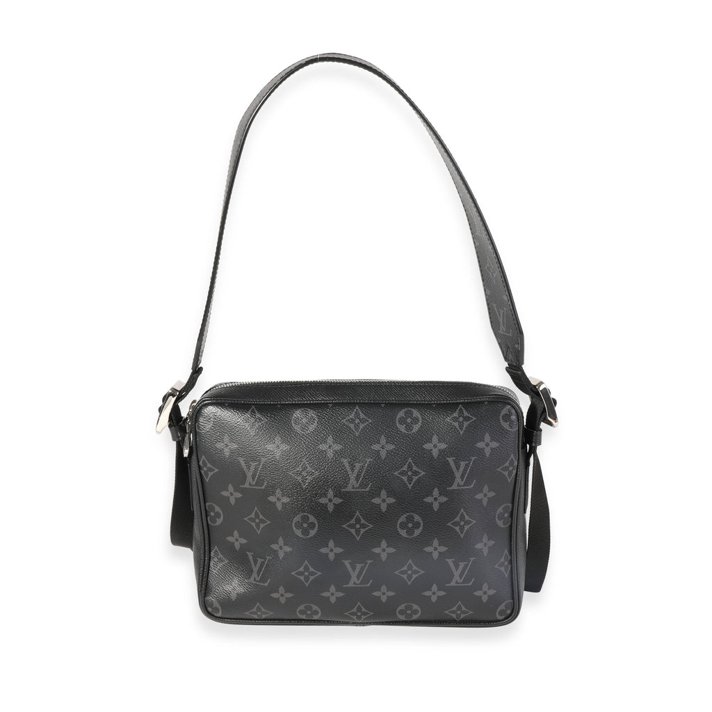 Louis Vuitton Black Taigarama & Monogram Eclipse Canvas Outdoor Messenger
