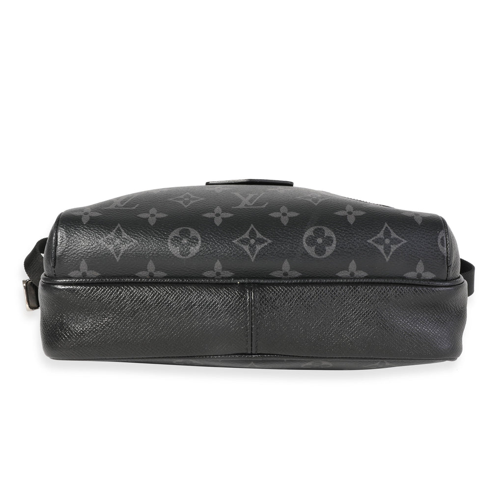 Louis Vuitton Black Taigarama & Monogram Eclipse Canvas Outdoor Messenger