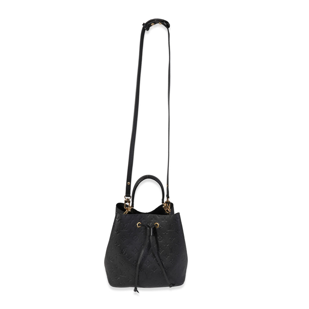 Louis Vuitton Black Monogram Empreinte NéoNoé