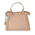 FENDI Beige Flannel Medium Peekaboo ISeeU Bag