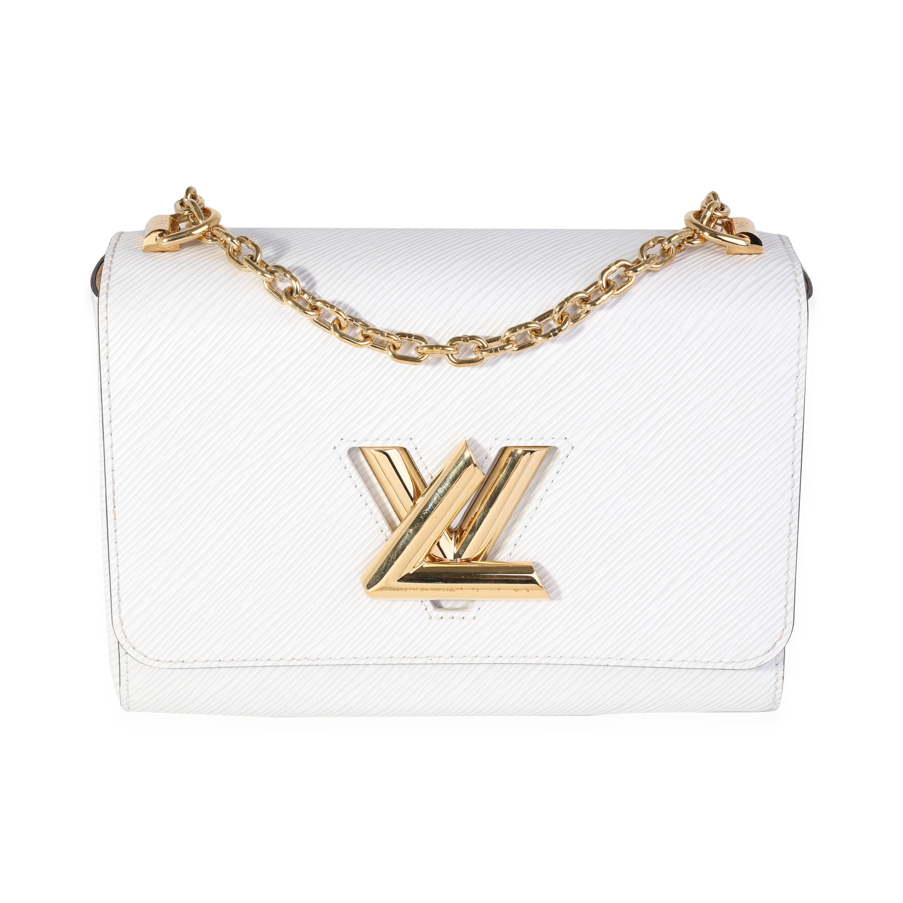 Louis Vuitton Blanc Epi Leather Twist MM