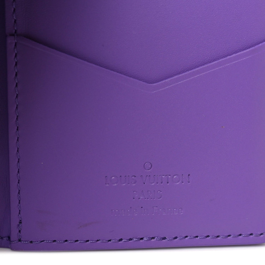 Louis Vuitton Taurillon Monogram Pocket Organizer Violet