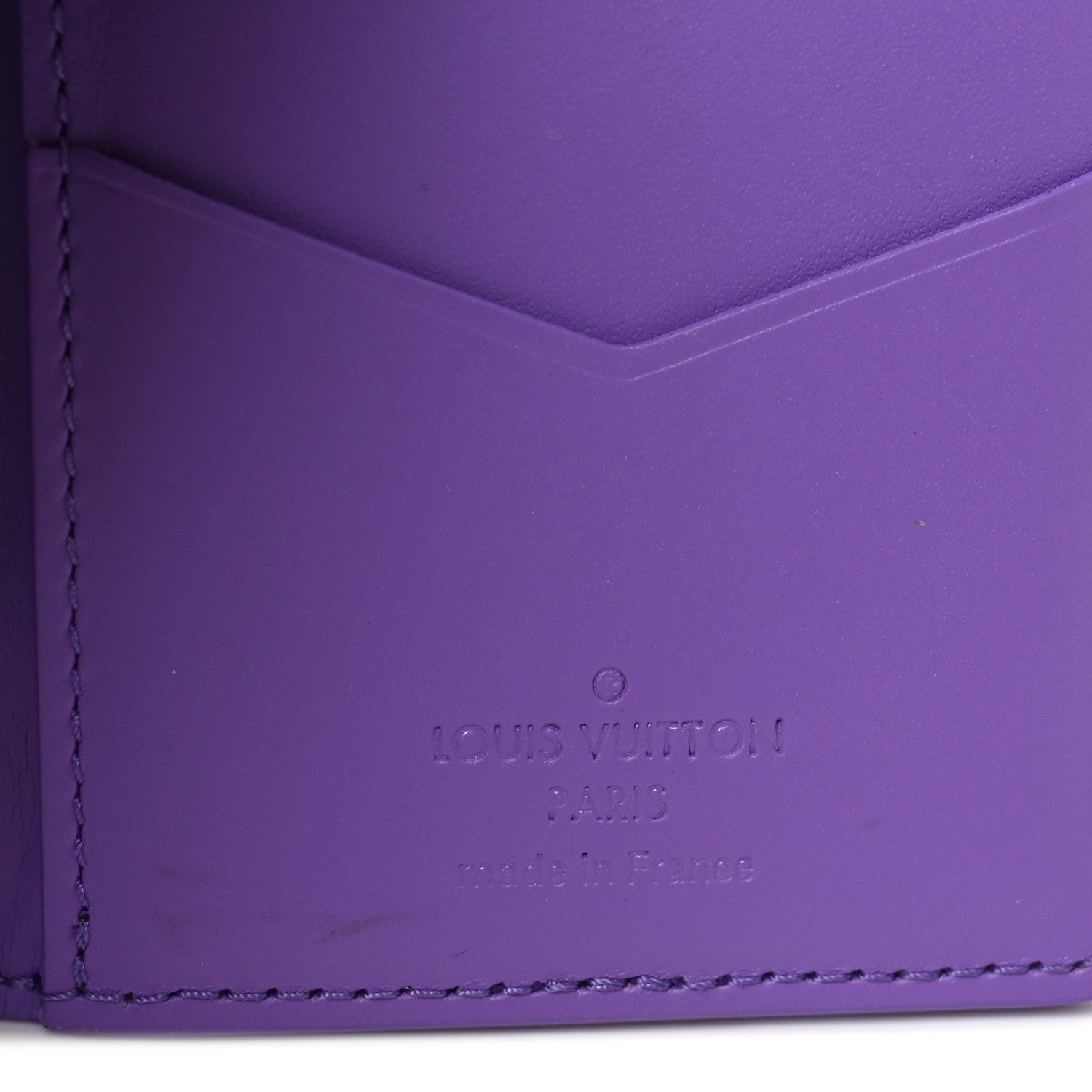 Louis Vuitton Taurillon Monogram Pocket Organizer Violet