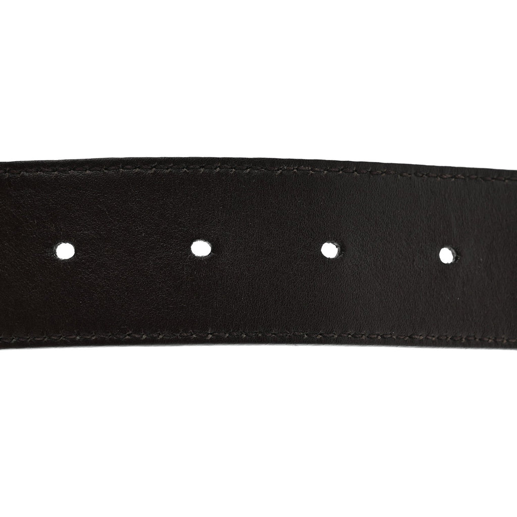 Gucci Guccissima Signature Interlocking G 37mm Belt 85 34 Black