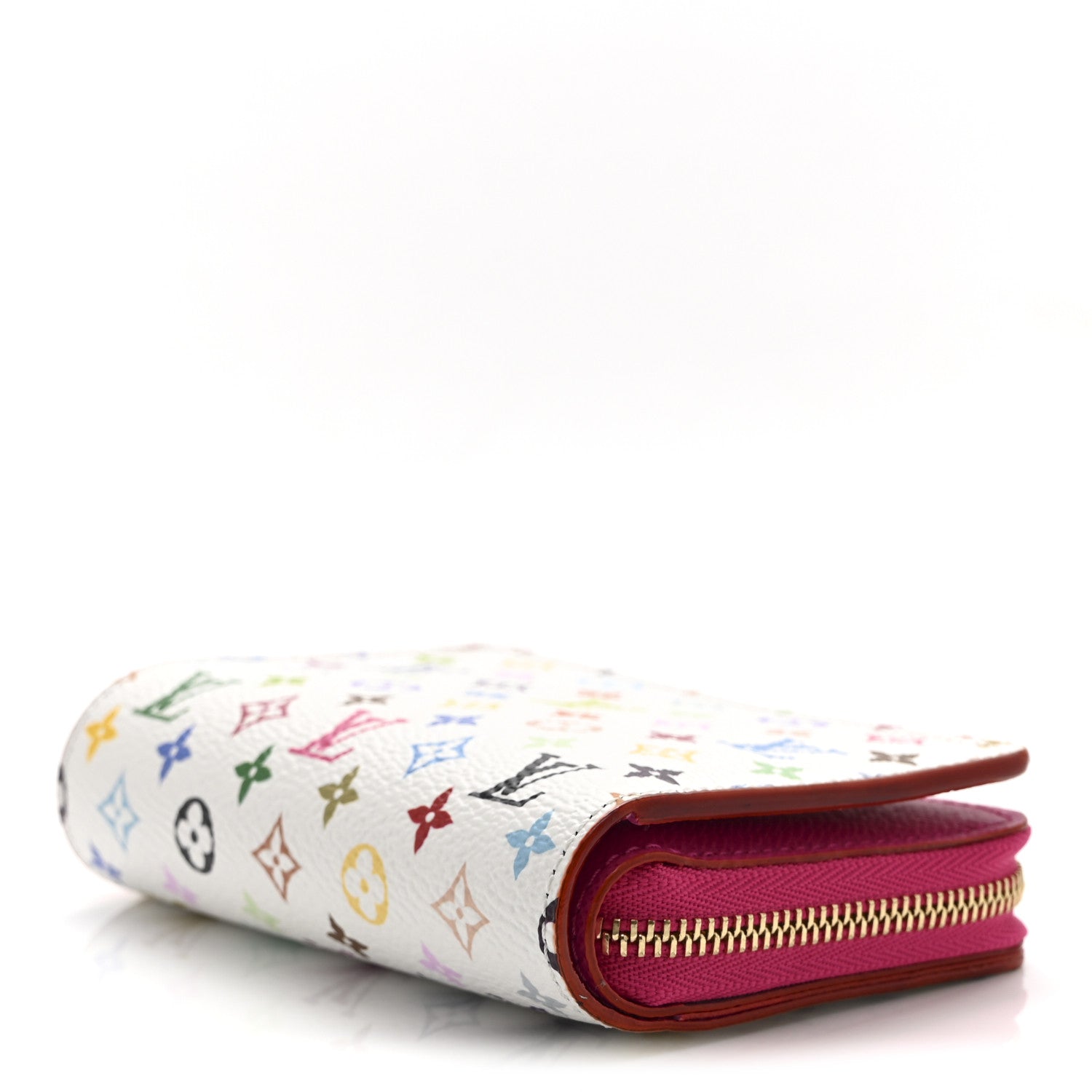 Louis Vuitton LV X TM Monogram Multicolor Portefeuille Lou Compact Wallet  White