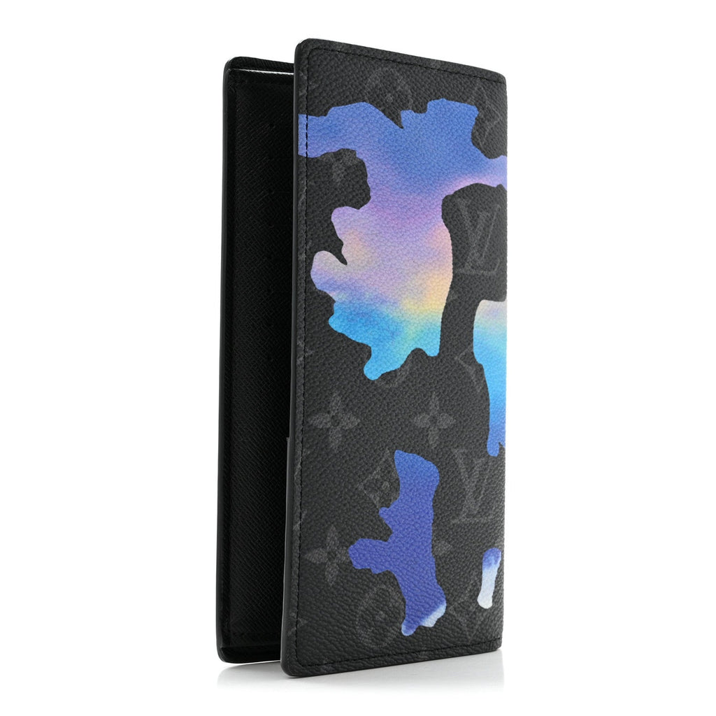 Louis Vuitton Monogram Eclipse Sunrise Brazza Wallet