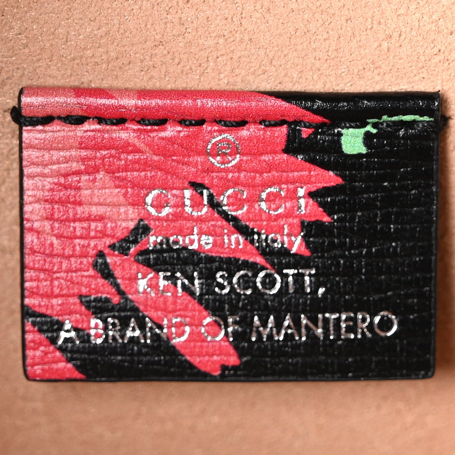 Gucci X KEN SCOTT New Shangai Calfskin Jenny Floral Print Small Dionysus Shoulder Bag Black Pink