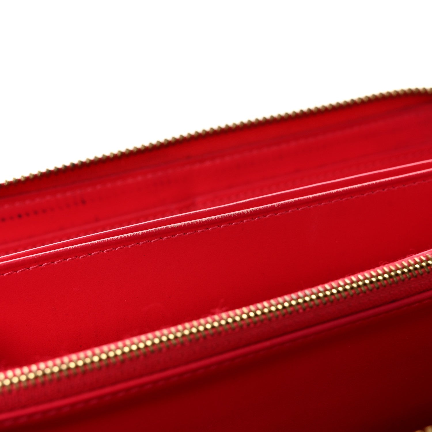 Louis Vuitton Vernis Zippy Wallet Rose Litchi