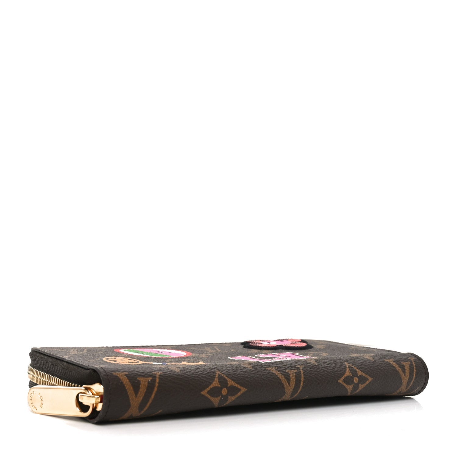 Louis Vuitton Monogram Travel Stickers Zippy Wallet