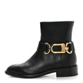 Louis Vuitton Calfskin Westside Flat Ankle Boots 39 Black