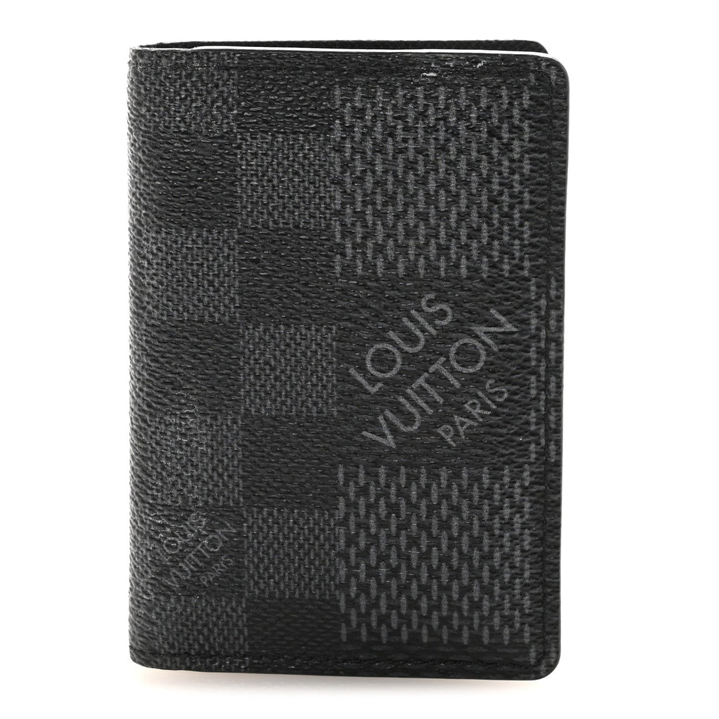Louis Vuitton Damier Graphite 3D Pocket Organizer Black Grey