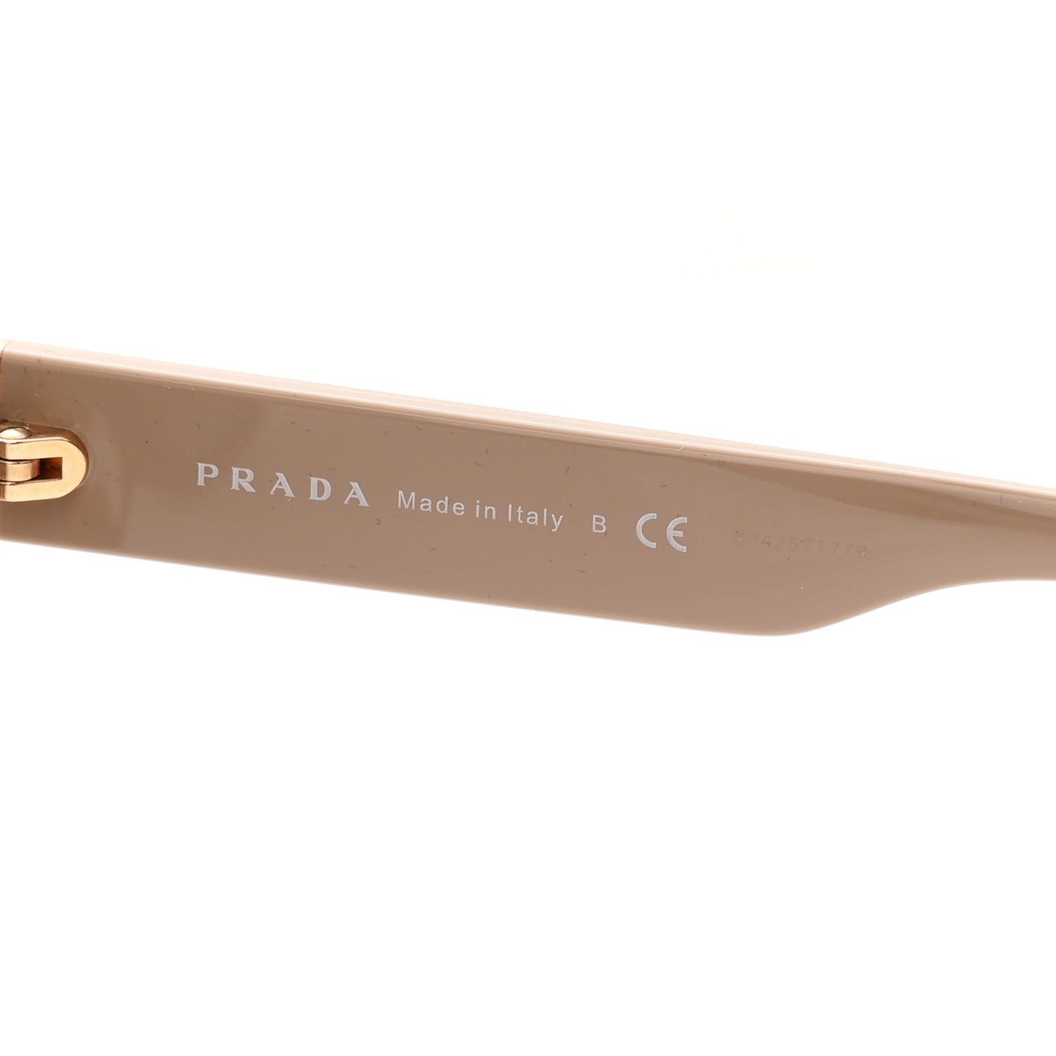 Prada Acetate Cat Eye Sunglasses SPR 23X Beige