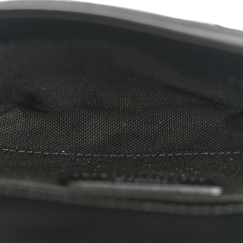 Chanel Calfskin Quilted CC Uniform Flap Belt Bag Black