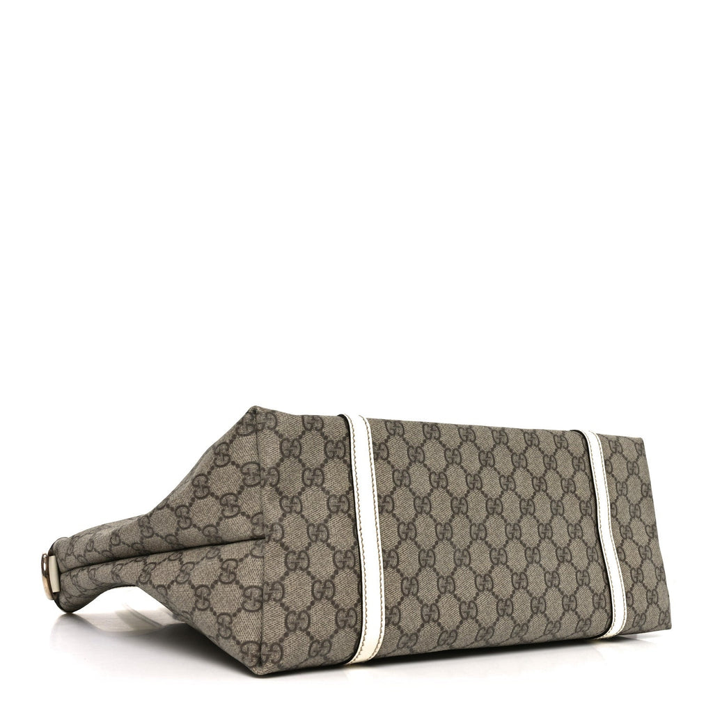 Gucci GG Plus Monogram Medium Joy Tote Off White