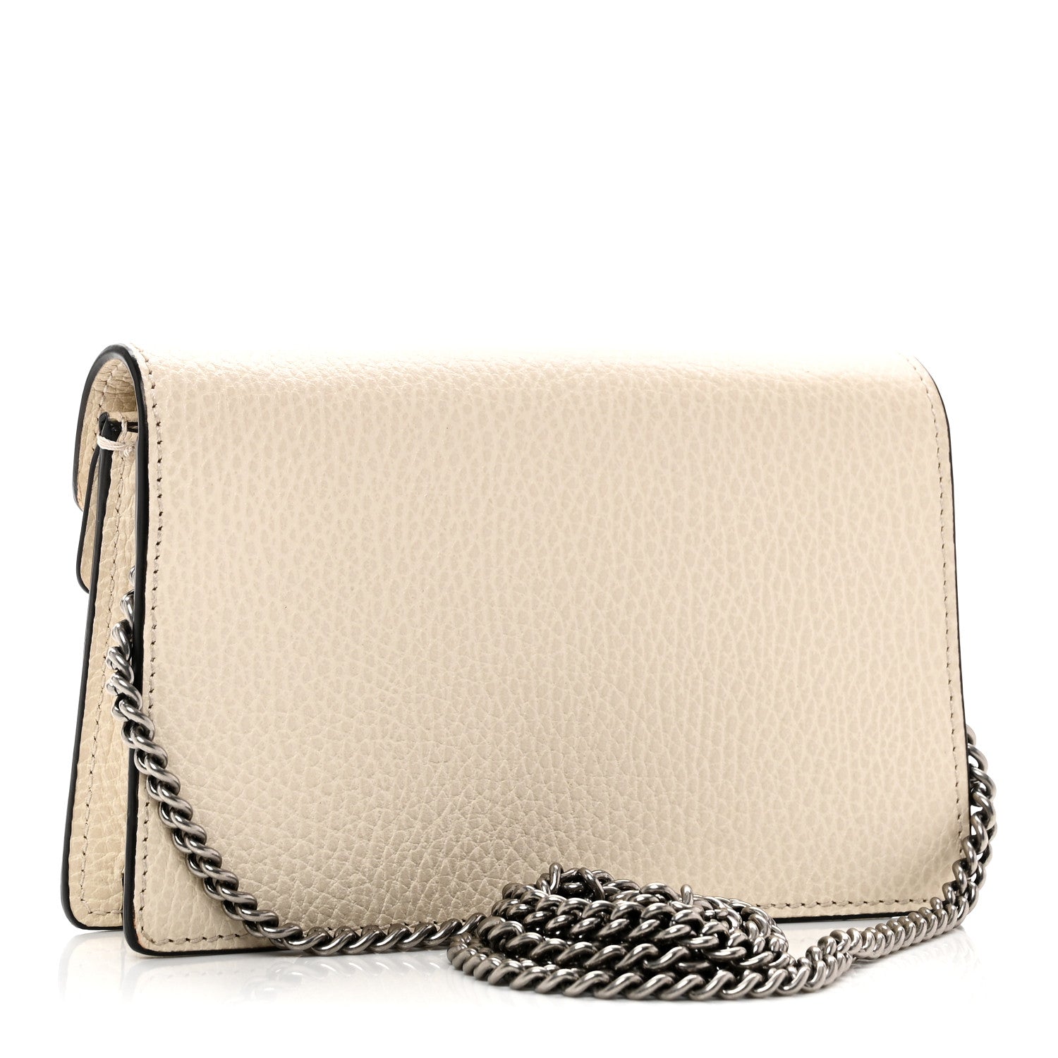 Gucci Dollar Calfskin Crystal Super Mini Dionysus Shoulder Bag Mystic White Black Diamond