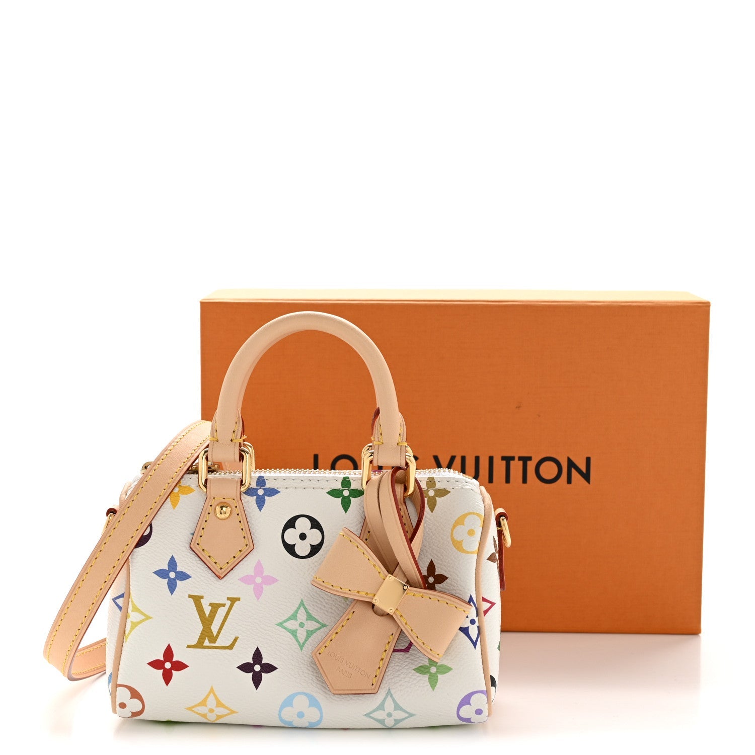 Louis Vuitton LV X TM Monogram Multicolor Nano Speedy White