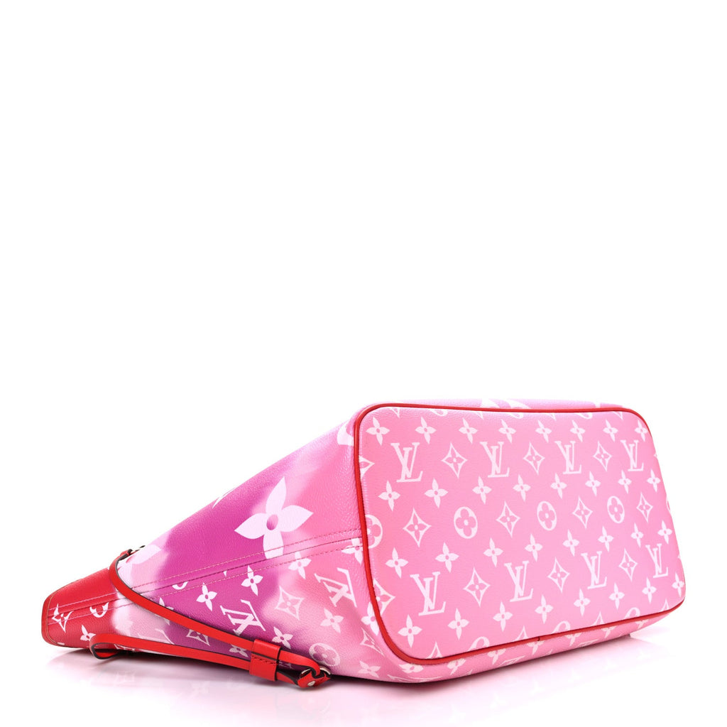 Louis Vuitton Monogram Escale Neverfull MM Rouge
