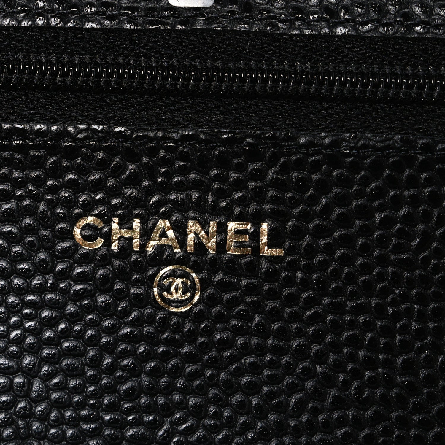 Chanel Caviar Quilted CC Turnlock Wallet On Chain WOC Black