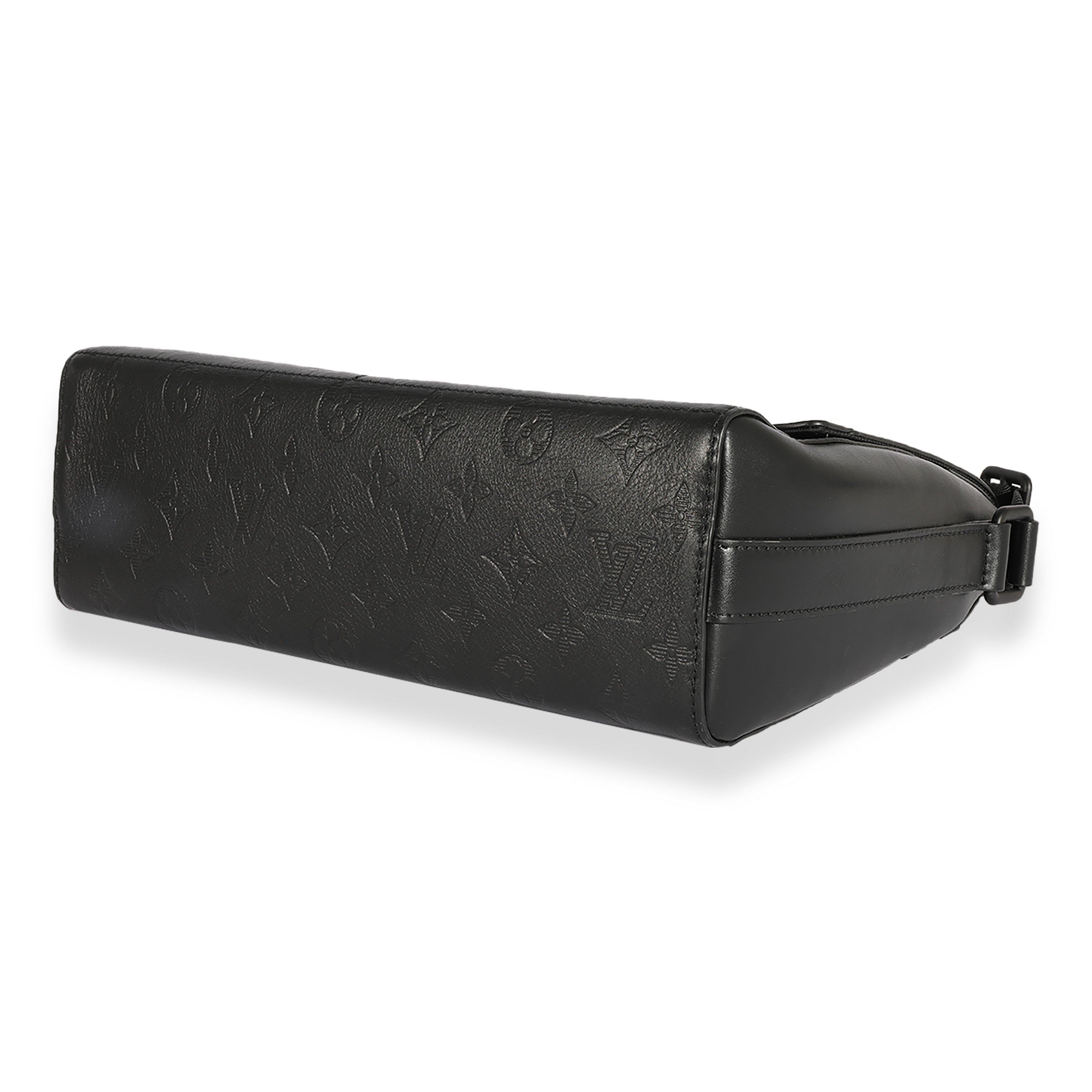 Louis Vuitton Black Monogram Shadow Sprinter Messenger