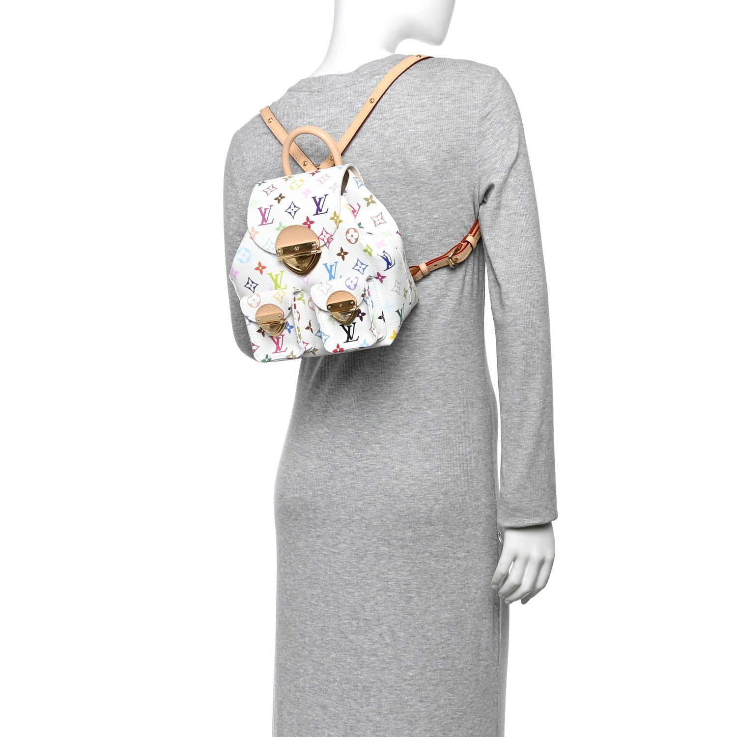Louis Vuitton LV X TM Monogram Multicolor Venice Backpack White