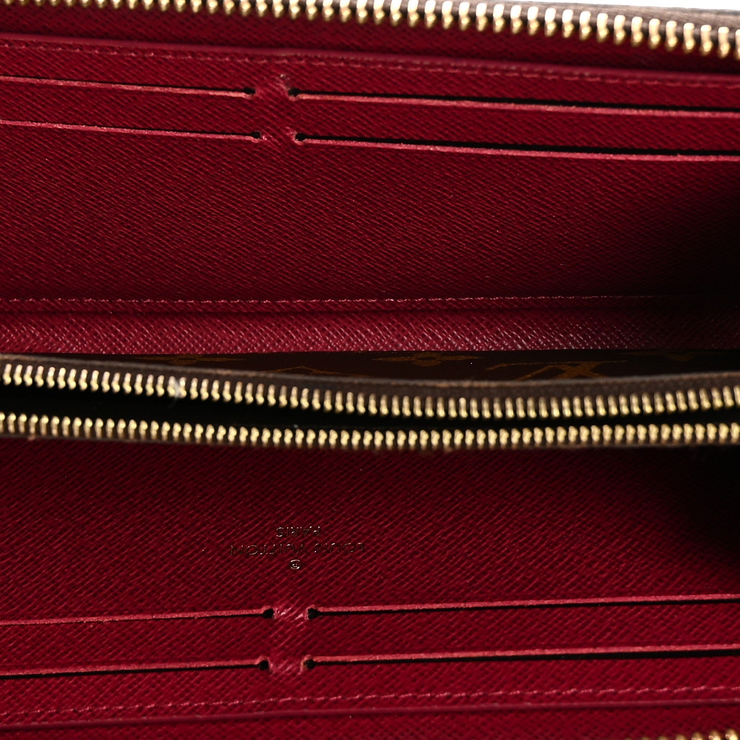 Louis Vuitton Monogram Clemence Wallet Fuchsia