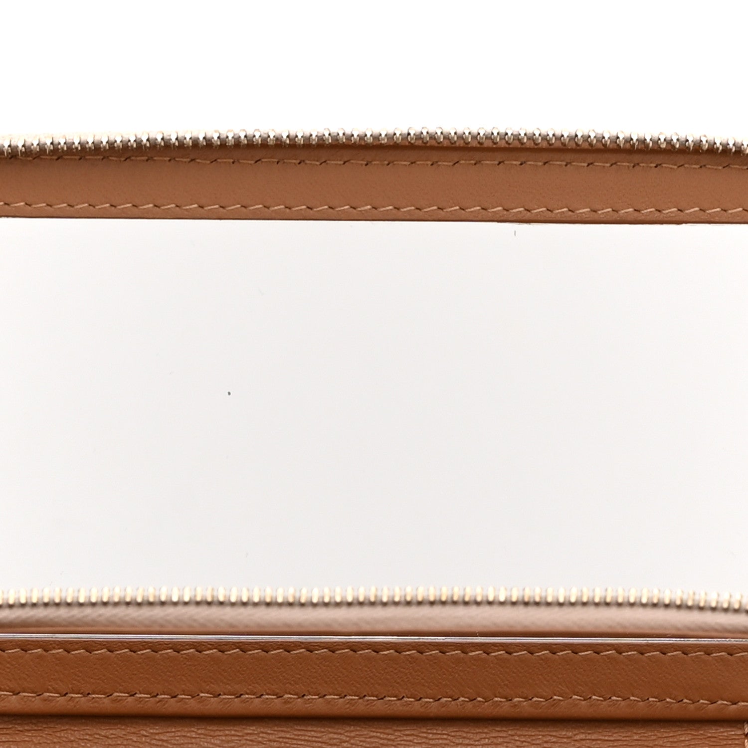 Chanel Lambskin Quilted Small Top Handle Vanity Case With Chain Beige