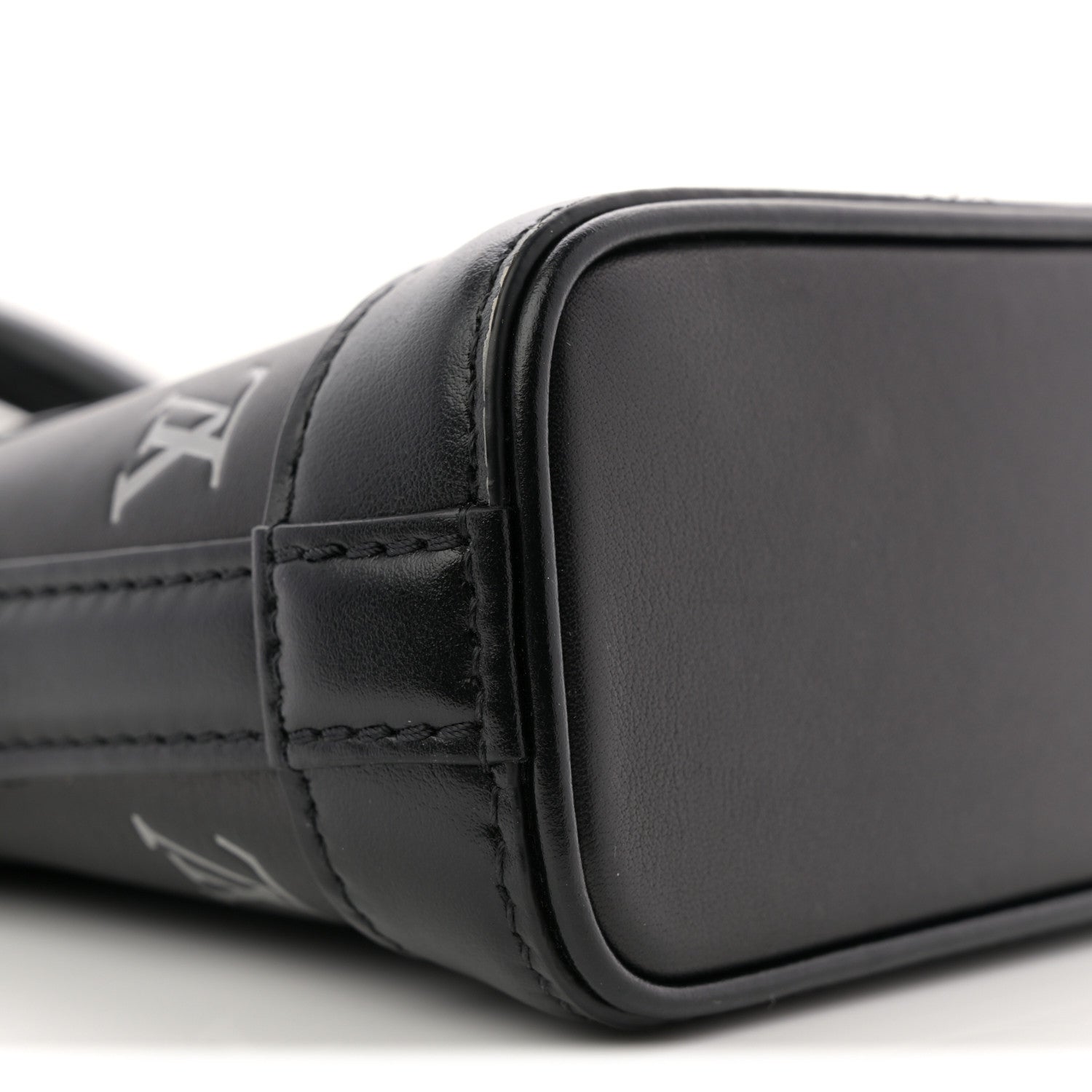 Louis Vuitton Nano Alma Black Silver