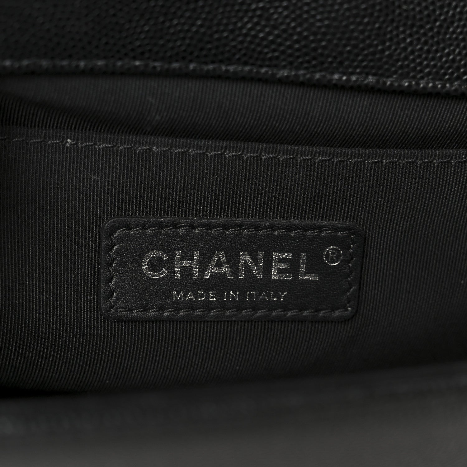 Chanel Caviar Quilted Medium Boy Flap Black