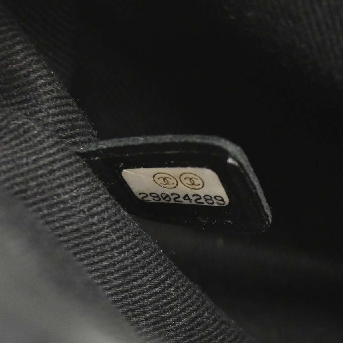 Chanel 2019 Black Mouton Chevron Coco Handle 2way Shoulder Handbag