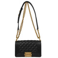 Boy Chanel 2019 Black Caviar Skin Small Chain Shoulder Bag