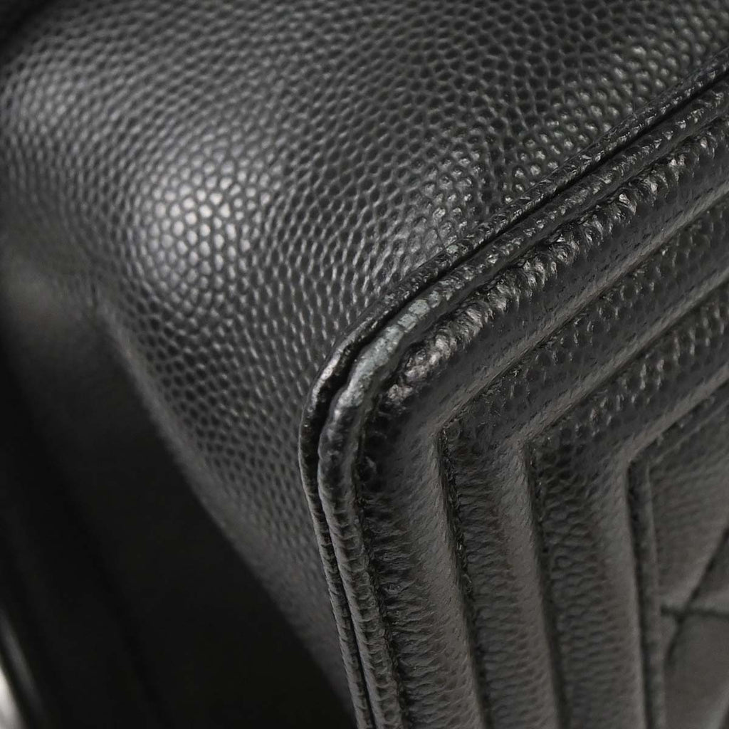 Boy Chanel 2019 Black Caviar Skin Small Chain Shoulder Bag