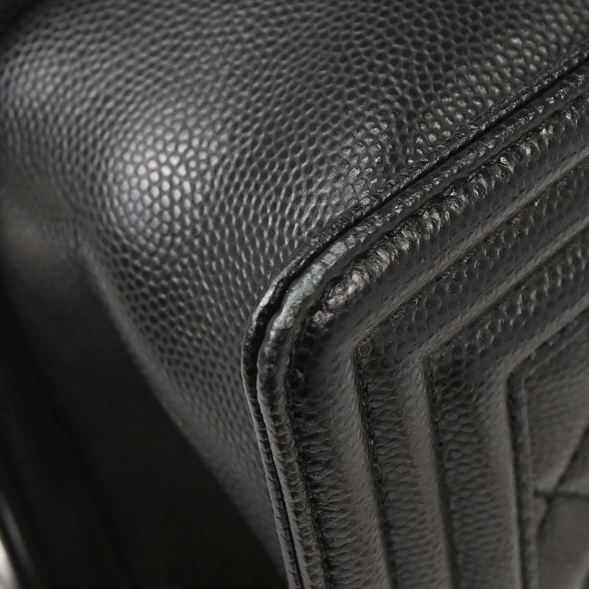 Boy Chanel 2019 Black Caviar Skin Small Chain Shoulder Bag
