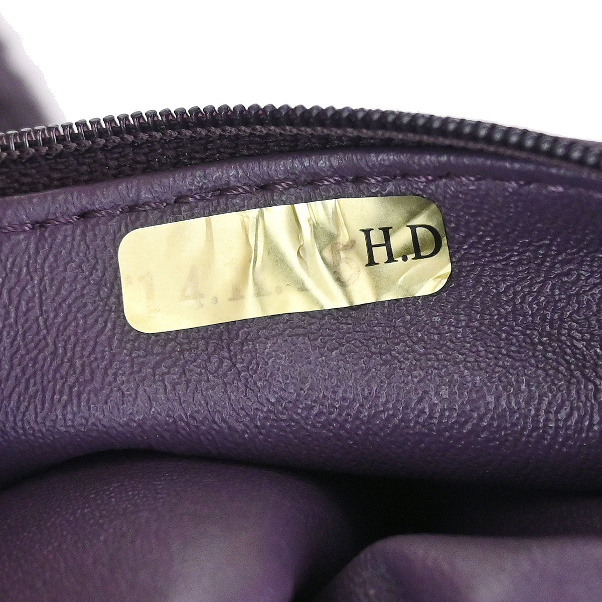 Chanel 2013-2014 Purple Lambskin Knit Tote Handbag