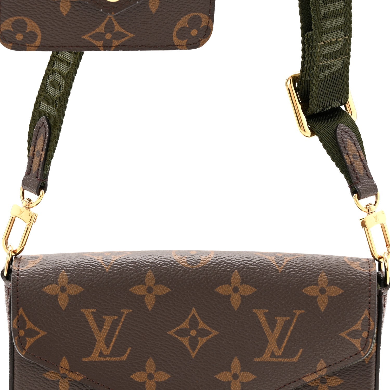 Louis Vuitton Monogram Felicie Strap & Go Kaki