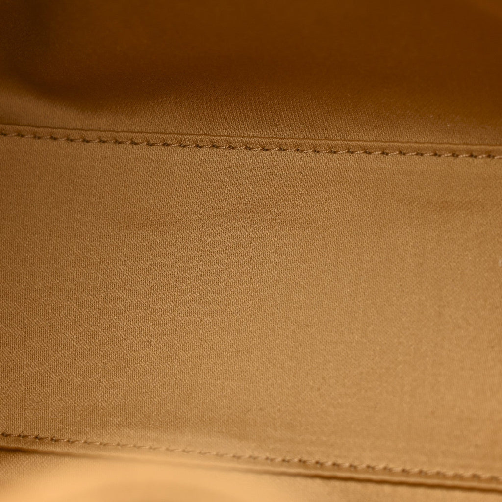Chanel Suede Quilted Mini Chanel 25 Handbag Beige